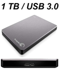 Mini HD externo 1TB Seagate Backup Plus USB 3, PC e Mac#100