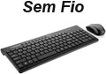 Teclado multimdia e mouse sem fio Multilaser TC1512