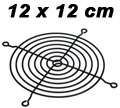 Tela metlica de proteo p/ cooler de 120 x 120 mm2