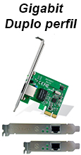 Placa rede  PCI-e TP-Link TG-3468 Gigabit duplo perfil#98