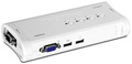 Chaveador KVM Trendnet TK-407K c/ 4 portas USB c/ cabos2