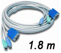 Cabo KVM TrendNet TK-C06 1,8m PS/2 p/ TK801R/2R TK1601R#100