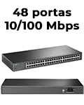 Switch 48 portas 10/100Mbps TP-Link TL-SF1048 Level 22