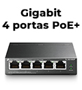 Switch 5 portas Gigabit TP-Link TL-SG1005P 4p PoE+ 65W #30