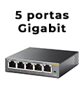 Switch TP-Link TL-SG105E EasyS. 5 Portas 10/100/1000Mbp2