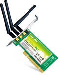 Placa de rede PCI Wi-Fi TP-Link TL-WN951N 300 Mbps