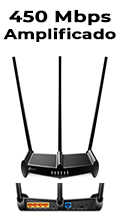 Roteador TP-Link TL-WR941HP 1000MW 8dBi 450Mbps#100