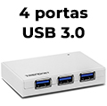 HUB USB 3.0 4 portas Trendnet TU3-H4 c/ fonte#98