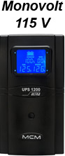Nobreak 1200VA (720W) MCM monovolt 120VAC c/ display#100