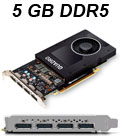 Placa de vdeo prof. PNY Quadro P2000 5GB DDR5 4DP 