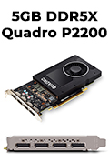 Placa de vdeo profis. PNY Quadro P2200 5GB DDR5X 4DP