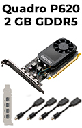 Placa vdeo prof. PNY Quadro P620 V2 2GB GDDR5 4mDPort2