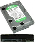 HD desktop Western Dig. 1TB 64MB cache SATA2 WD10EARS#100