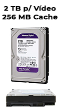 HD p/ DVR NVR WD WD22PURZ Purple 2TB 256MB SATA III#7