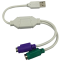 Conversor USB p/ 2 PS2 fmea Multilaser WI046 30 cm2