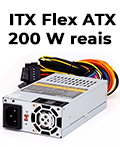Fonte ITX Flex ATX 200W reais Xway 01019
