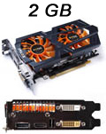 Placa vdeo Zotac Geforce GTX660 2GB GDDR5 2DVI HDMI GP#100